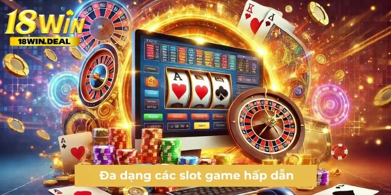 Đa dạng các slot game hấp dẫn